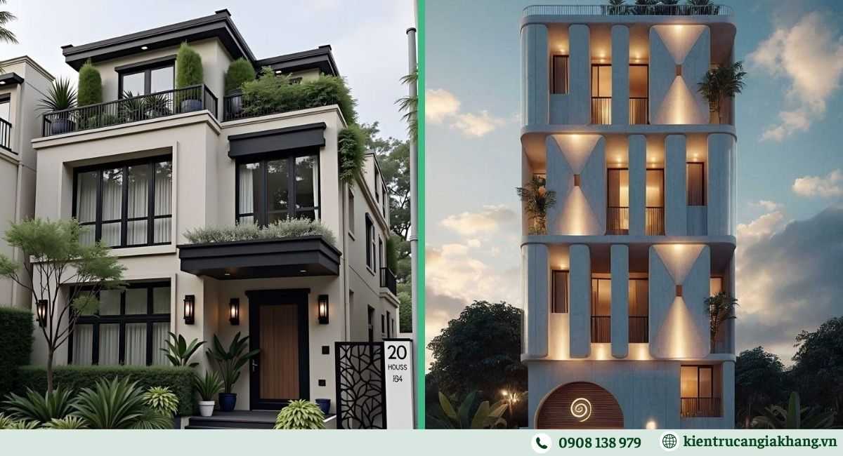 Mẫu nhà phố hiện đại có tính ứng dụng cao