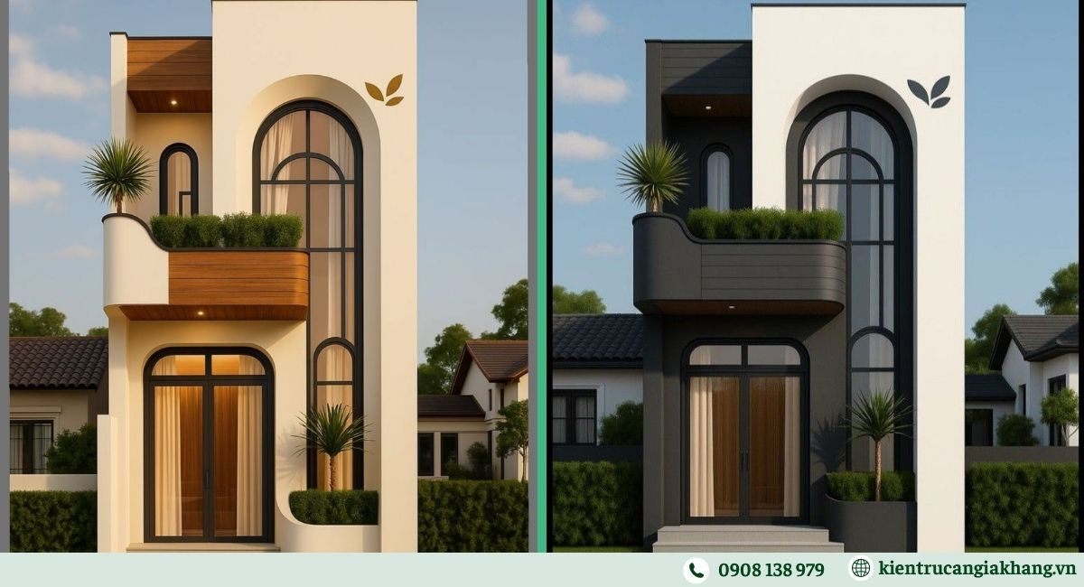Nhà phố hiện đại phong cách tối giản