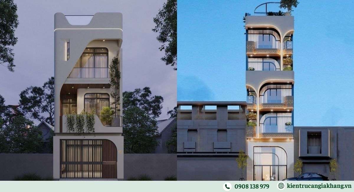 Thiết kế nhà ống hiện đại tối giản