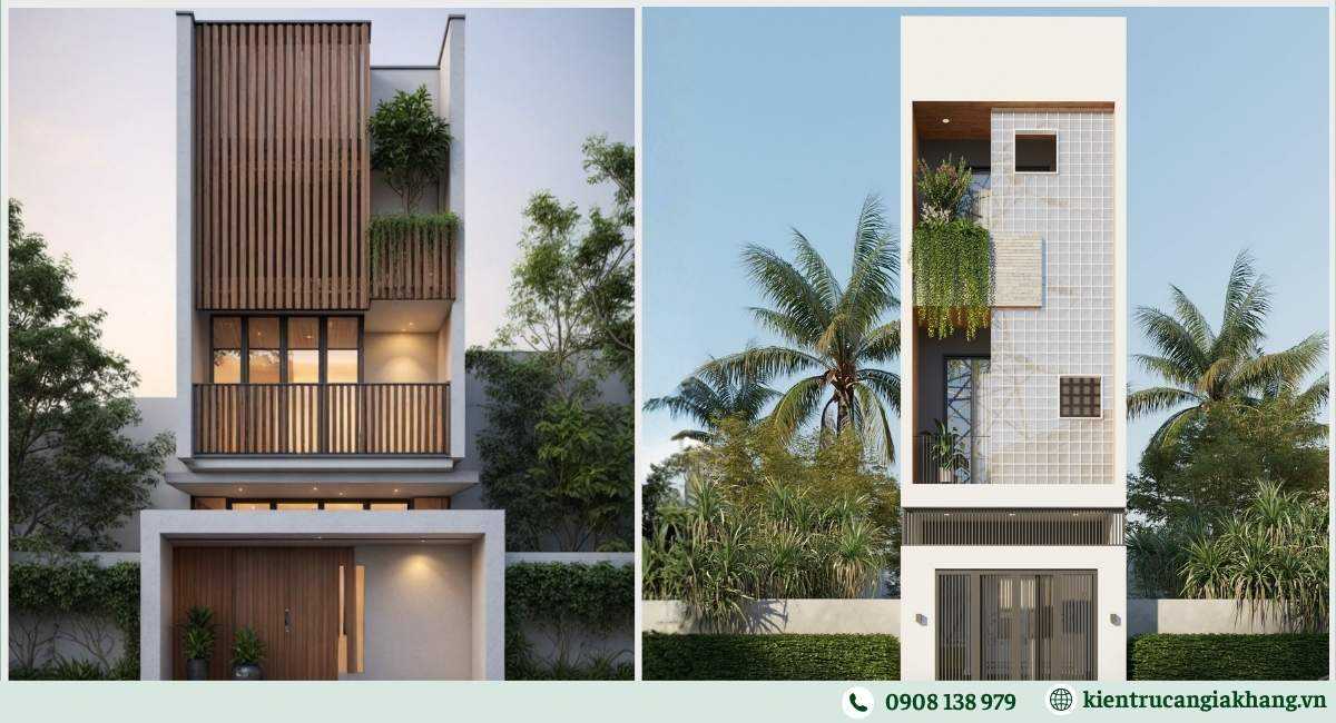 Thiết kế nhà phố hiện đại 4x15