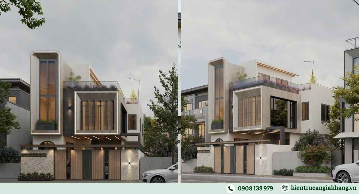 thiết kế nhà phố hiện đại