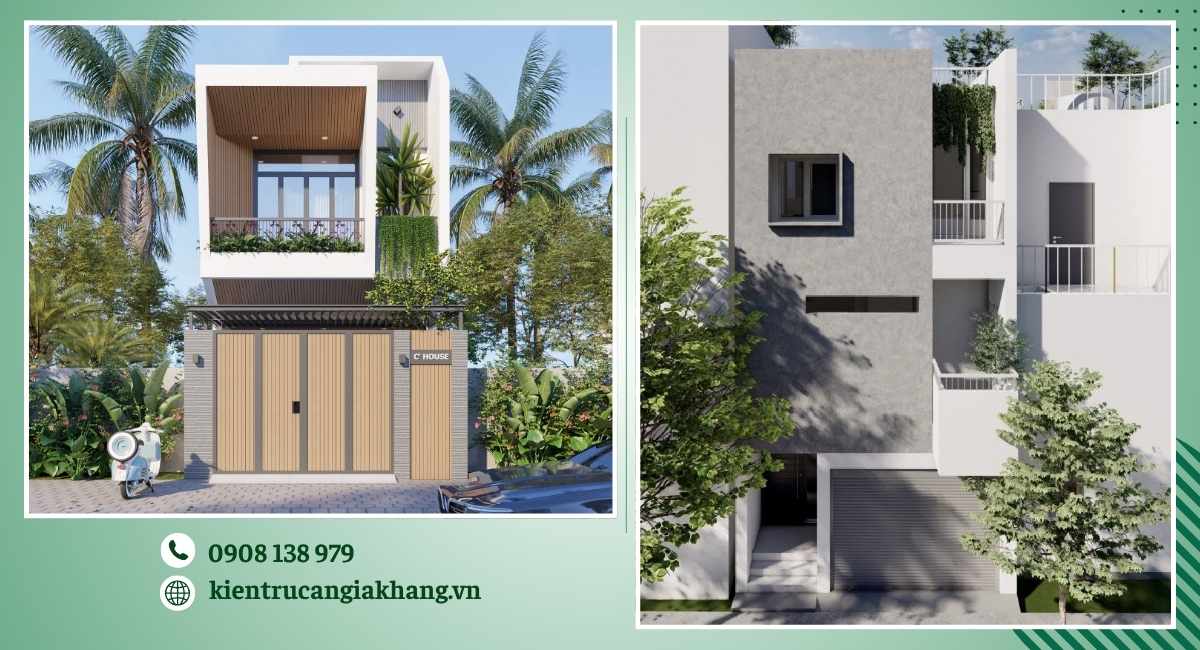 Thiết kế nhà phố tối giản hiện đại và tinh tế