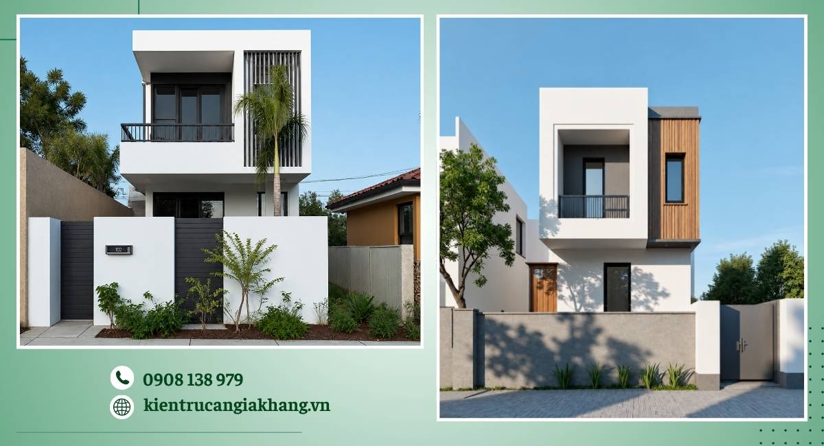 Thiết kế nhà phố Japandi tối giản và ấm cúng