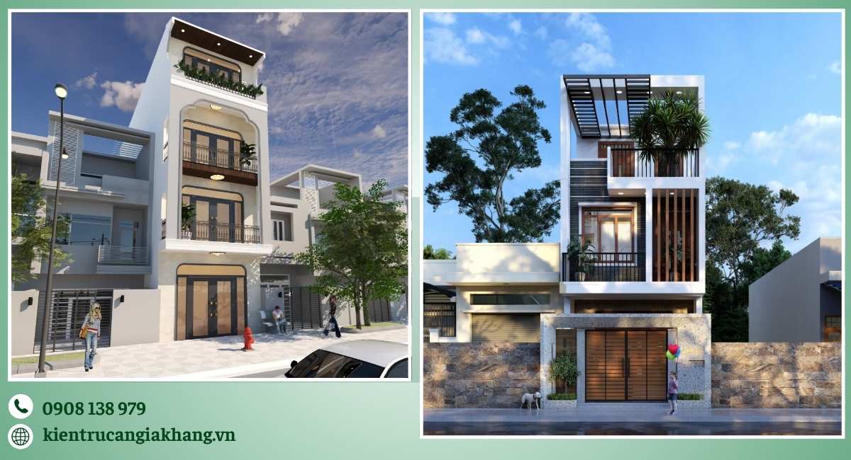 Phong cách nhà phố hiện đại