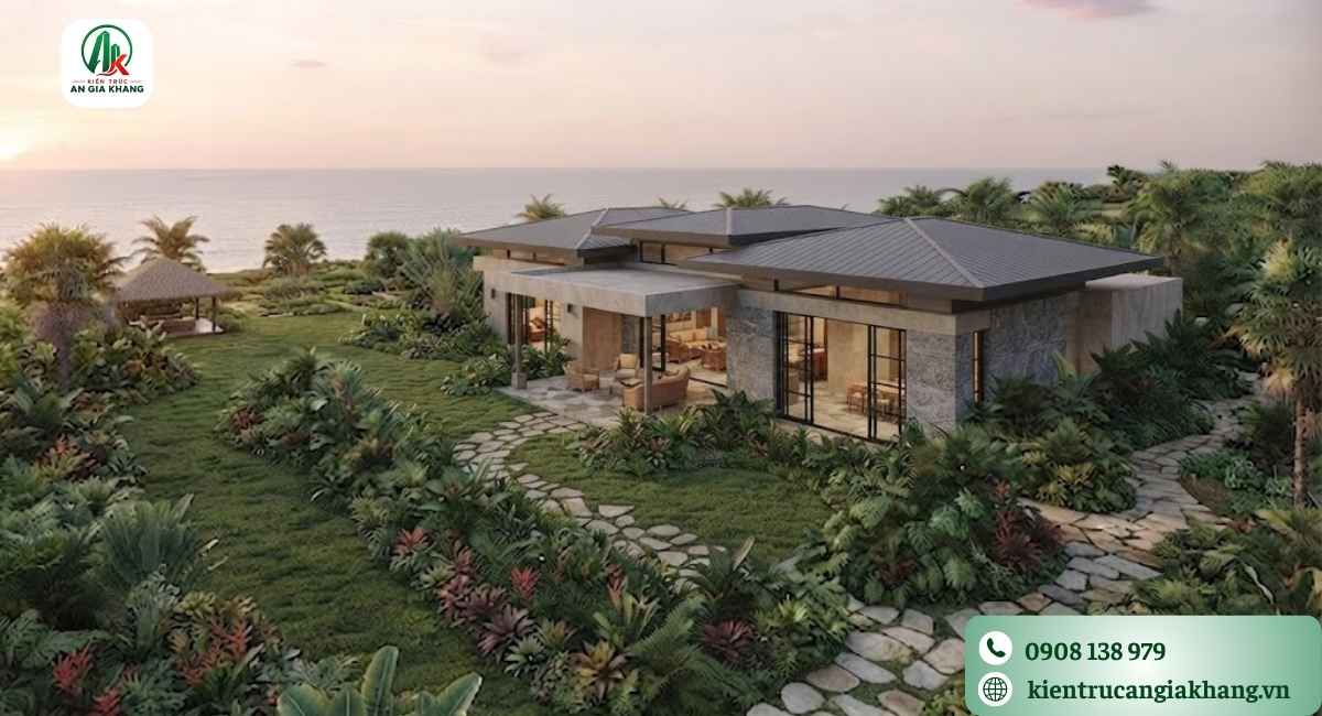 Nhà vườn 1 tầng trên khu đất rộng