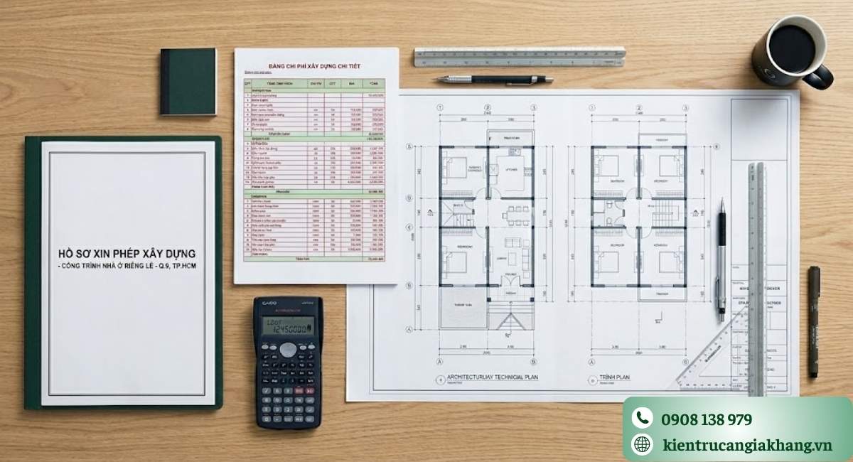 Lệ phí xin giấy phép xây dựng và chi phí hồ sơ nhà ở