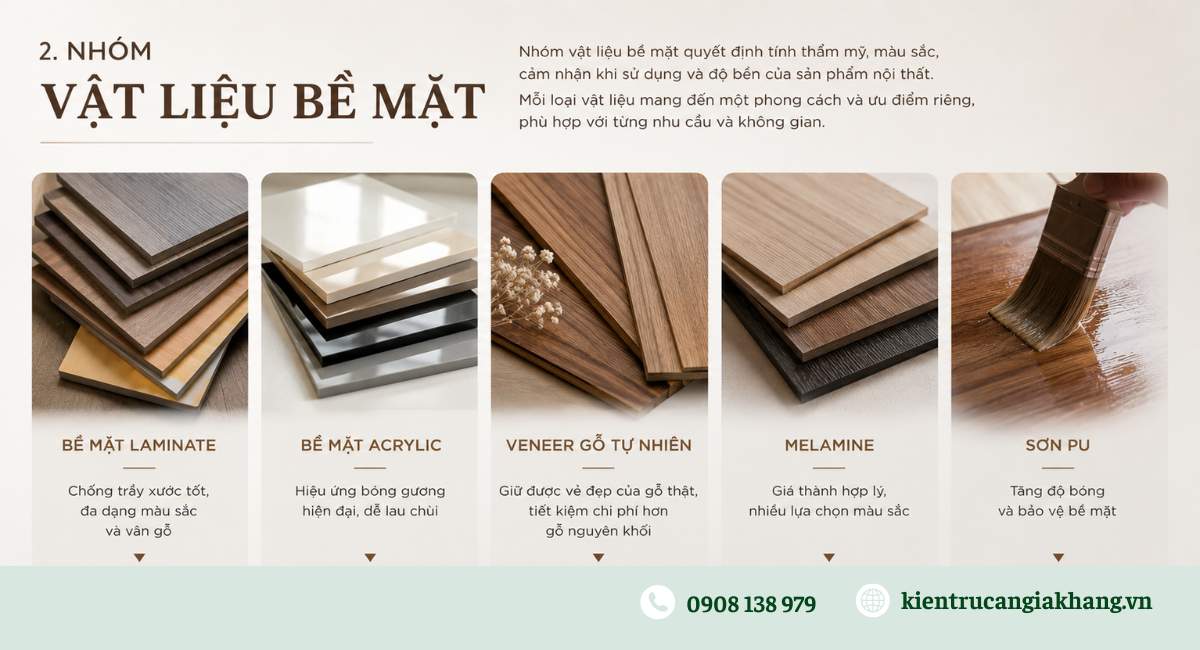 Vật liệu bề mặt 