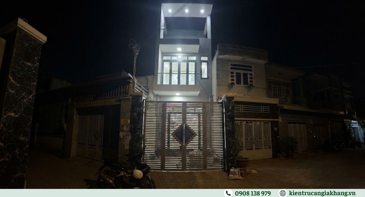 Công trình nhà anh Hậu sau bàn giao