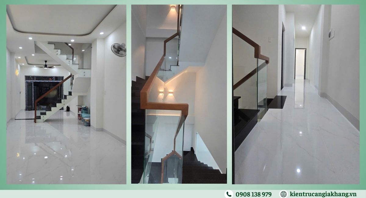 Cầu thang nhà Hóc Môn