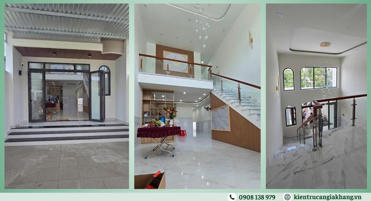 An Gia Khang thi công nhà 1 trệt 1 lửng tại Bình Dương