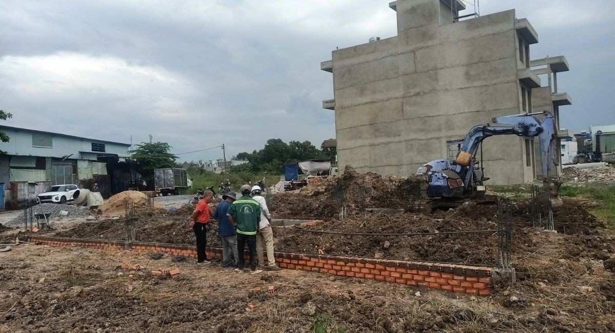 Quy trình xây nhà phần thô