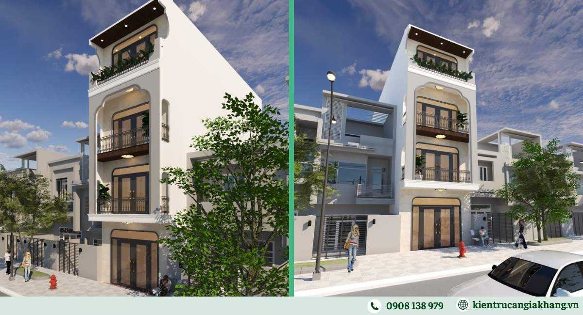Nhà phố mặt tiền 5m