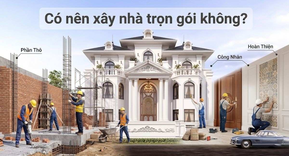 Có nên xây nhà trọn gói không?