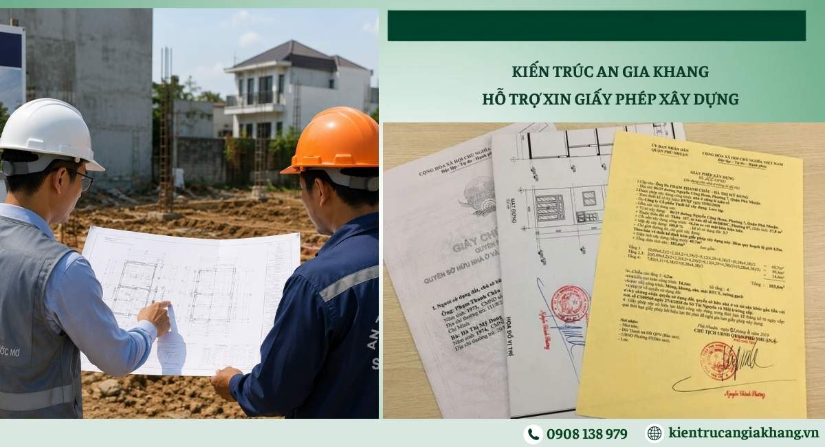 Dịch vụ xin giấy phép xây dựng của Kiến Trúc An Gia Khang