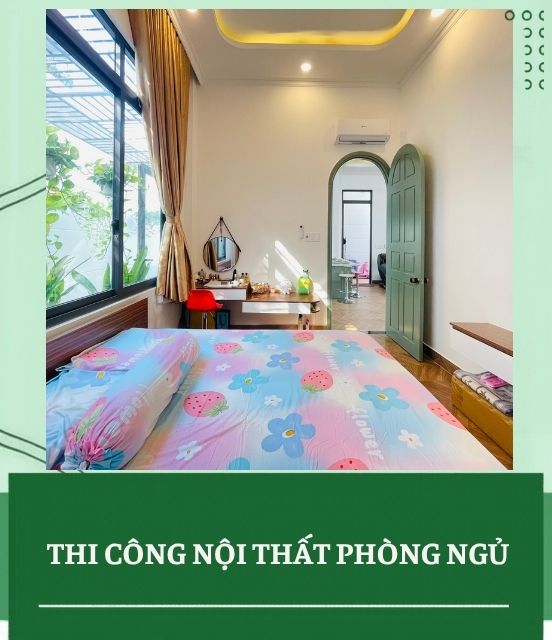 Thi công nội thất phòng ngủ đẹp, hiện đại, giá tốt tại TPHCM