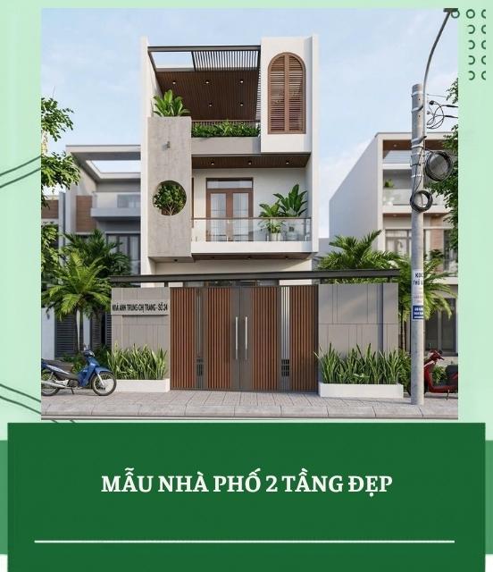 50+ Mẫu nhà phố 2 tầng đẹp được ưa chuộng hiện nay