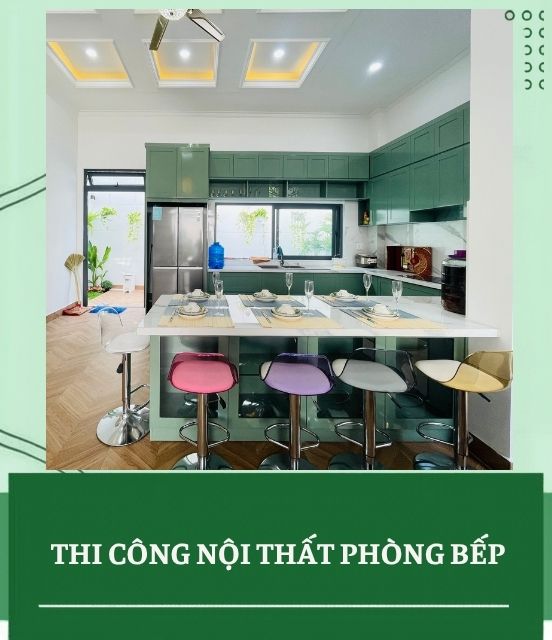 Thi công nội thất phòng bếp chuyên nghiệp, giá rẻ tại TPHCM