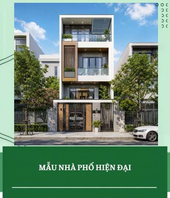 25+ Mẫu nhà phố hiện đại đẹp được ưa chuộng hiện nay