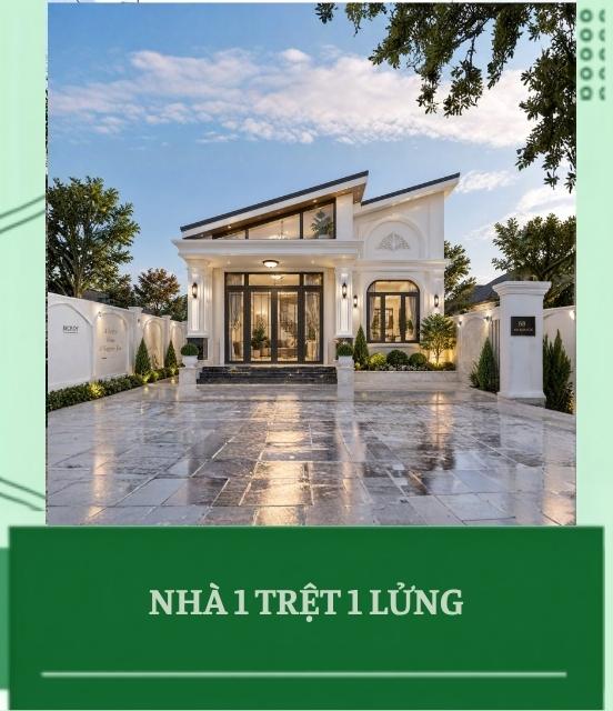 Mẫu nhà 1 trệt 1 lửng đẹp: Cách bố trí và chi phí xây dựng chi tiết 